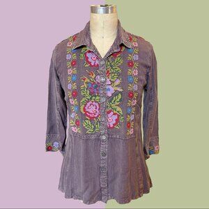 PARSLEY & SAGE, western shirt, size Small